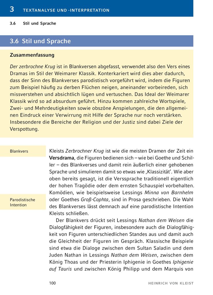 Weitere Ansicht: Der zerbrochne Krug von Heinrich von Kleist. - Textanalyse und Interpretation | Heinrich Kleist, Heinrich Von Kleist