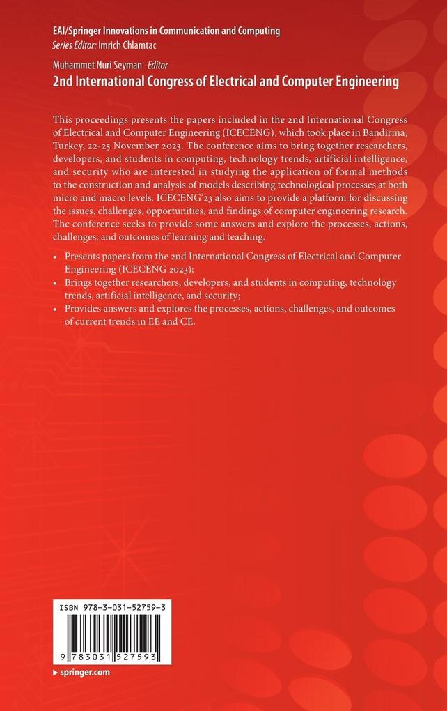 Weitere Ansicht: 2nd International Congress of Electrical and Computer Engineering