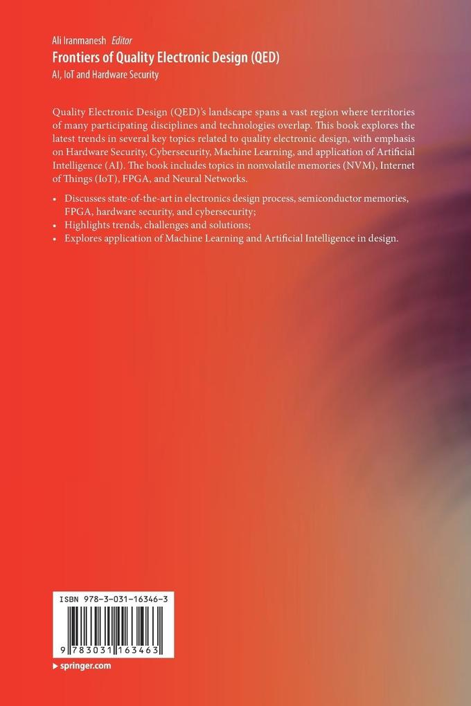 Weitere Ansicht: Frontiers of Quality Electronic Design (QED)