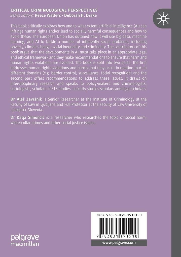 Weitere Ansicht: Artificial Intelligence, Social Harms and Human Rights