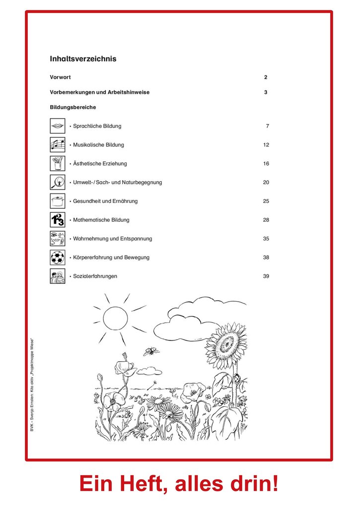 Weitere Ansicht: Kita aktiv Projektmappe Wiese | Svenja Ernsten