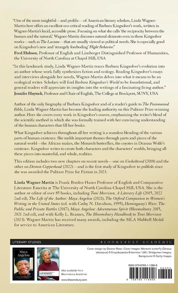 Weitere Ansicht: Barbara Kingsolver's World | Linda Wagner-Martin