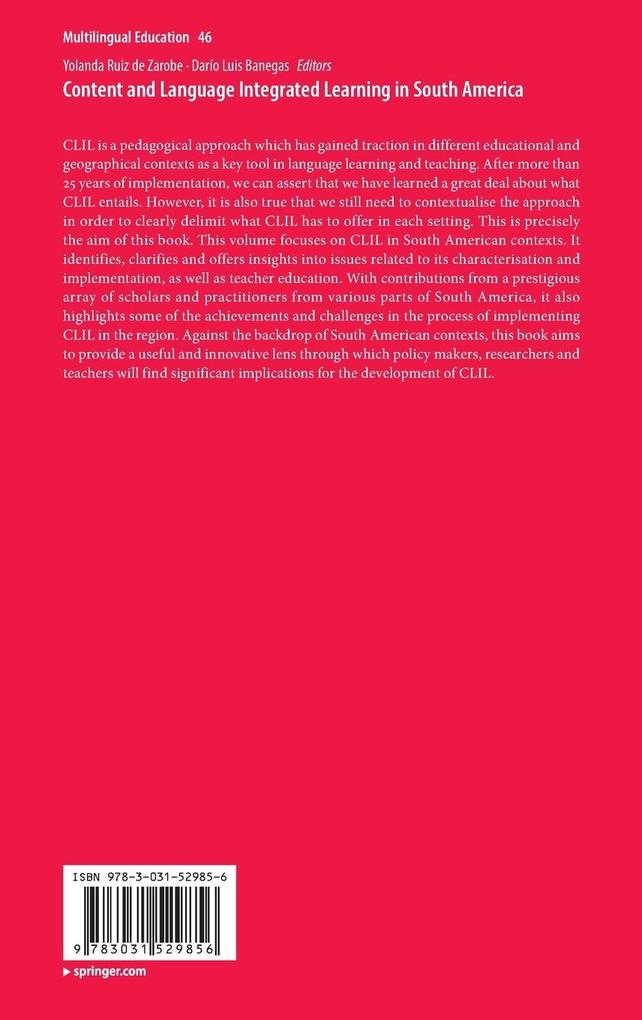 Weitere Ansicht: Content and Language Integrated Learning in South America