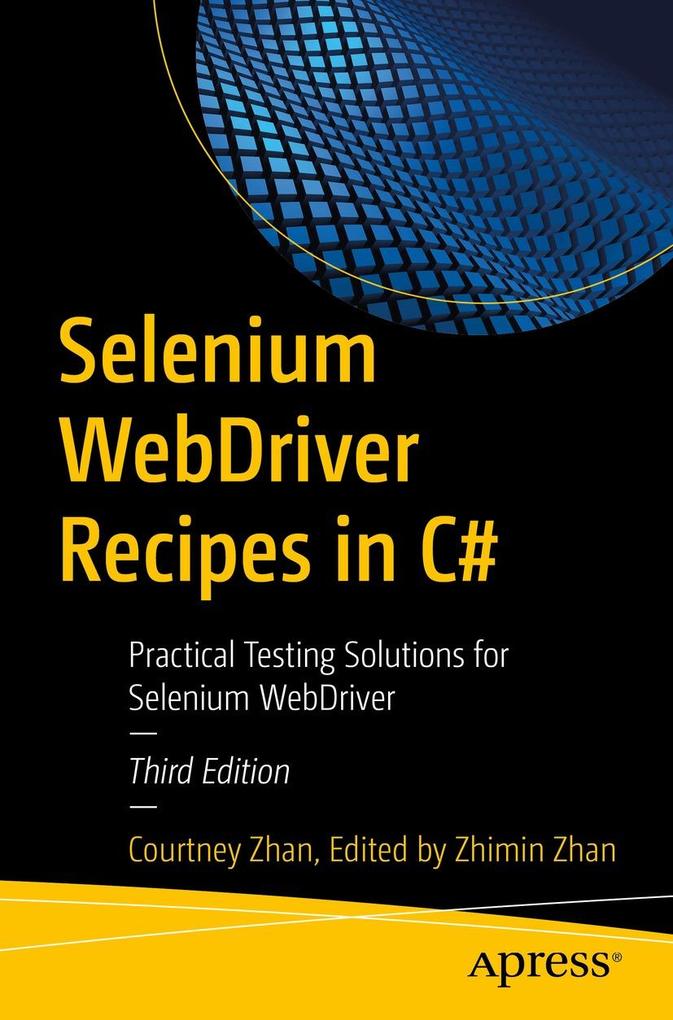 Produktbild: Selenium WebDriver Recipes in C# | Courtney Zhan