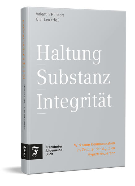 Produktbild: Haltung, Substanz, Integrität
