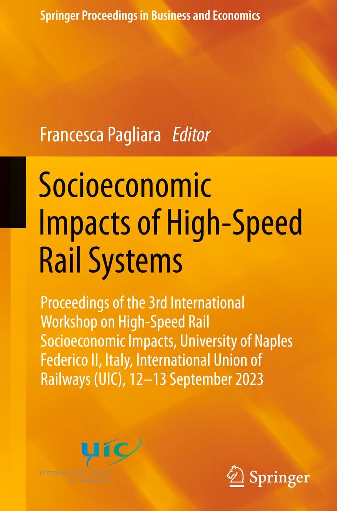 Produktbild: Socioeconomic Impacts of High-Speed Rail Systems