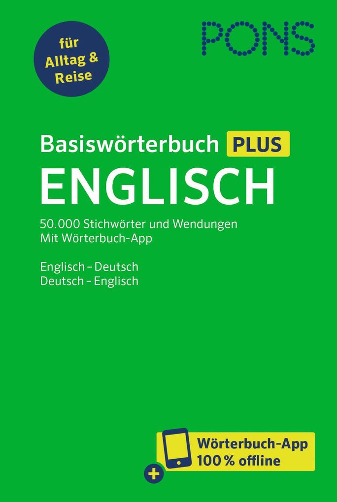 Produktbild: PONS Basiswörterbuch Plus Englisch