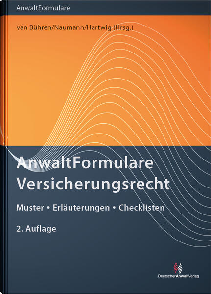 Produktbild: AnwaltFormulare Versicherungsrecht | Vicki Irene Commer, Tobias Prang