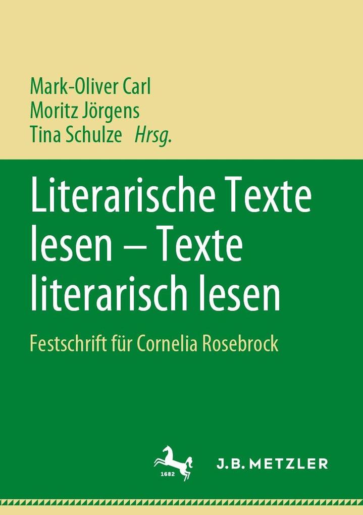 Produktbild: Literarische Texte lesen - Texte literarisch lesen