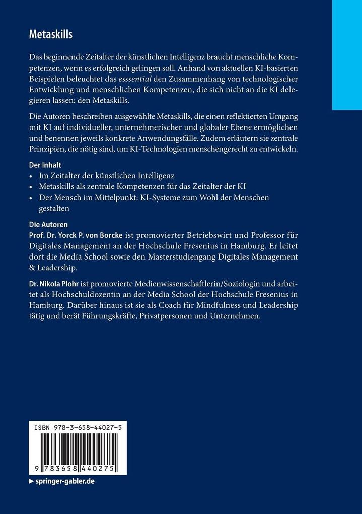 Weitere Ansicht: Metaskills | Yorck P. von Borcke, Nikola Plohr