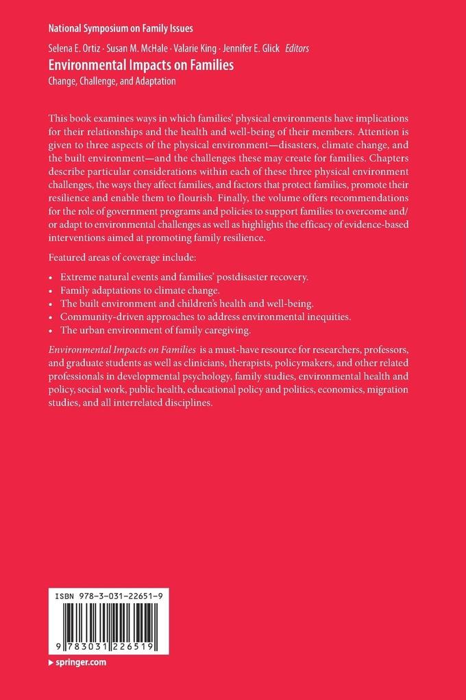 Weitere Ansicht: Environmental Impacts on Families
