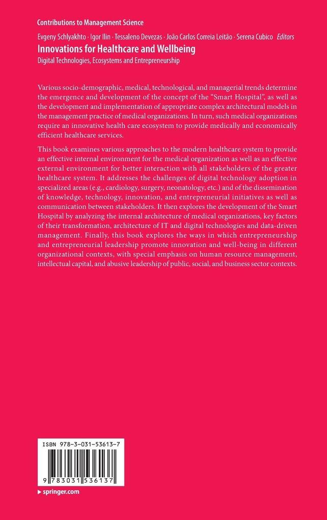 Weitere Ansicht: Innovations for Healthcare and Wellbeing