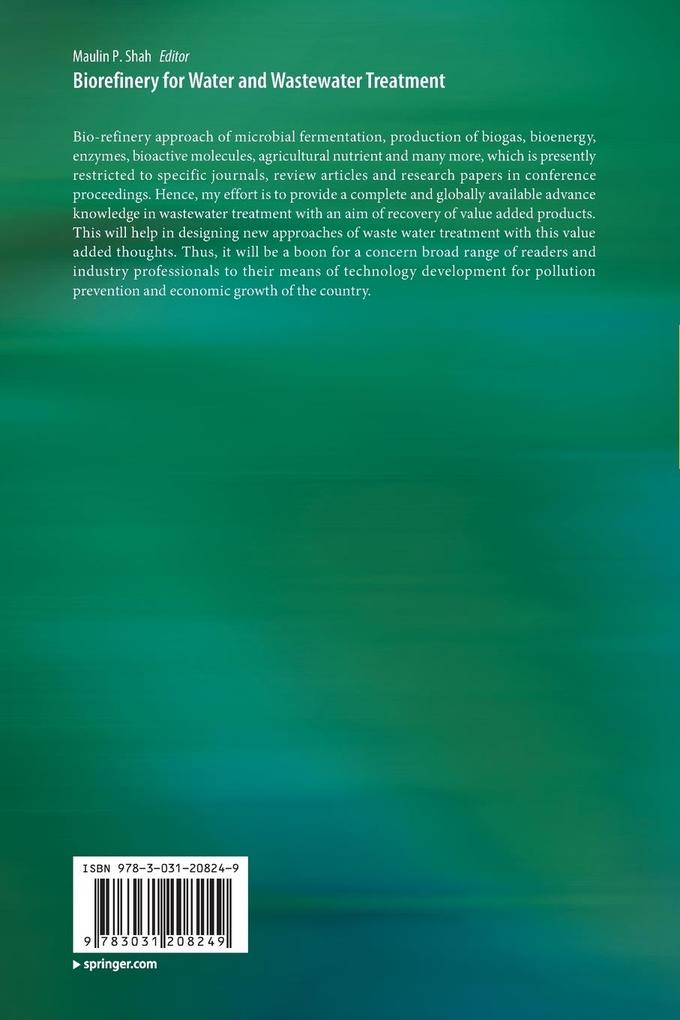 Weitere Ansicht: Biorefinery for Water and Wastewater Treatment