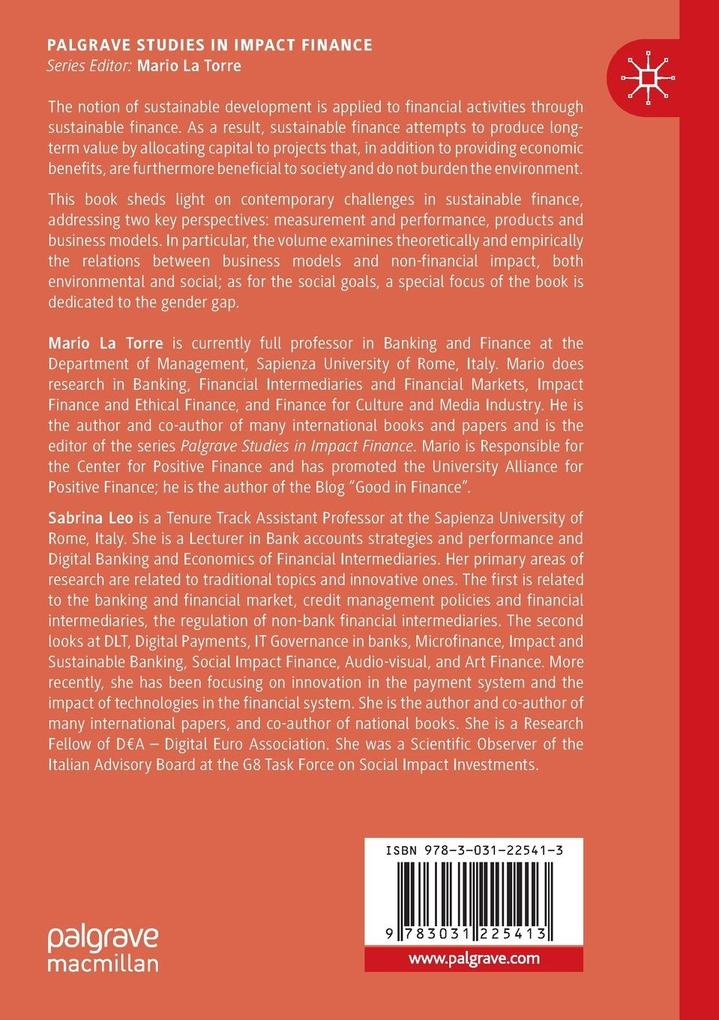 Weitere Ansicht: Contemporary Issues in Sustainable Finance