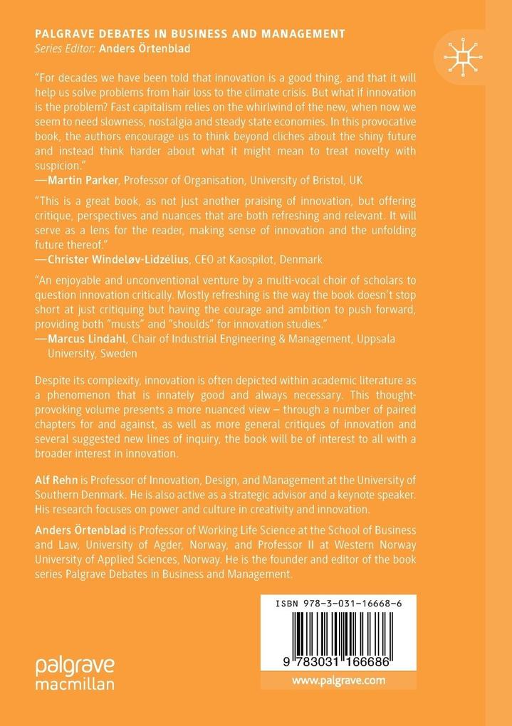 Weitere Ansicht: Debating Innovation