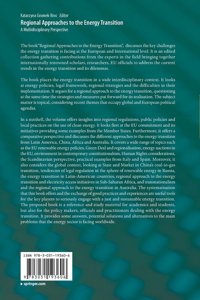 Weitere Ansicht: Regional Approaches to the Energy Transition