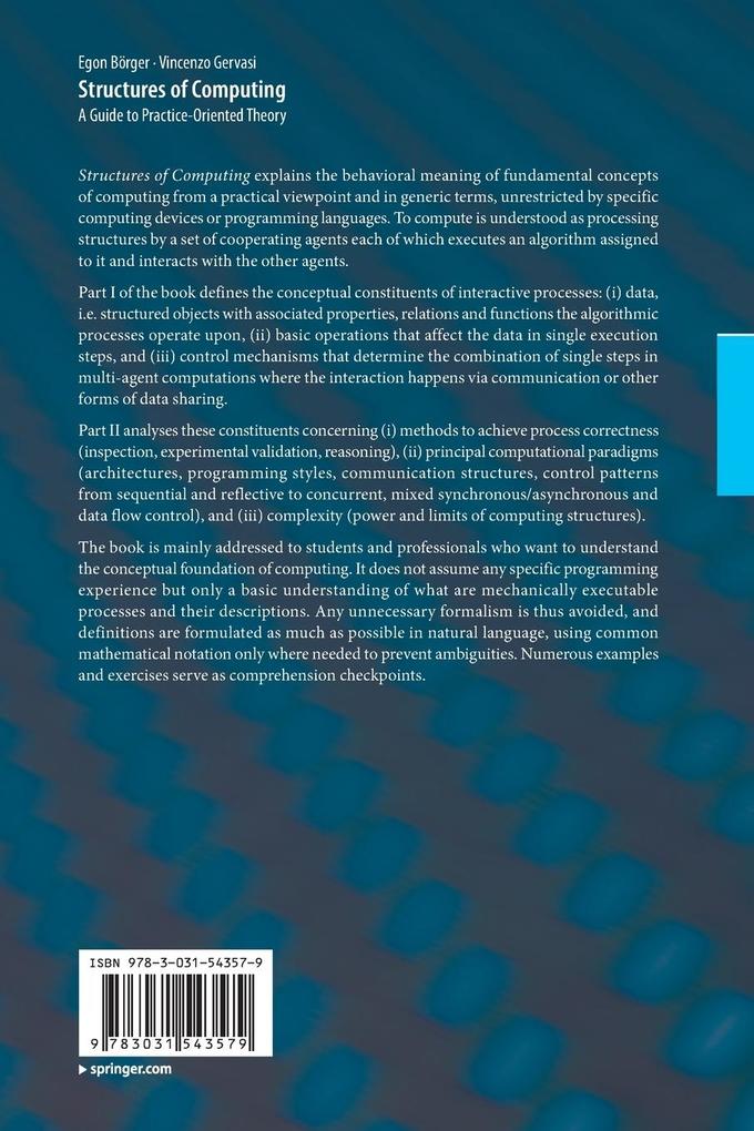 Weitere Ansicht: Structures of Computing | Egon Börger, Vincenzo Gervasi