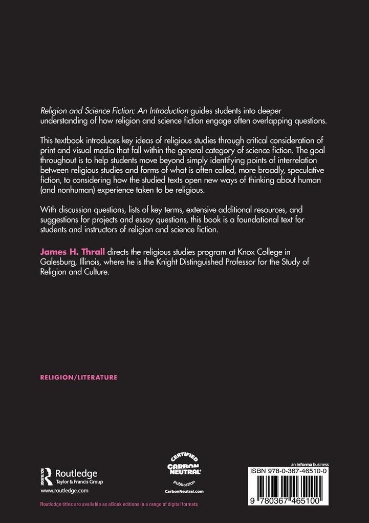 Weitere Ansicht: Religion and Science Fiction | James H. Thrall