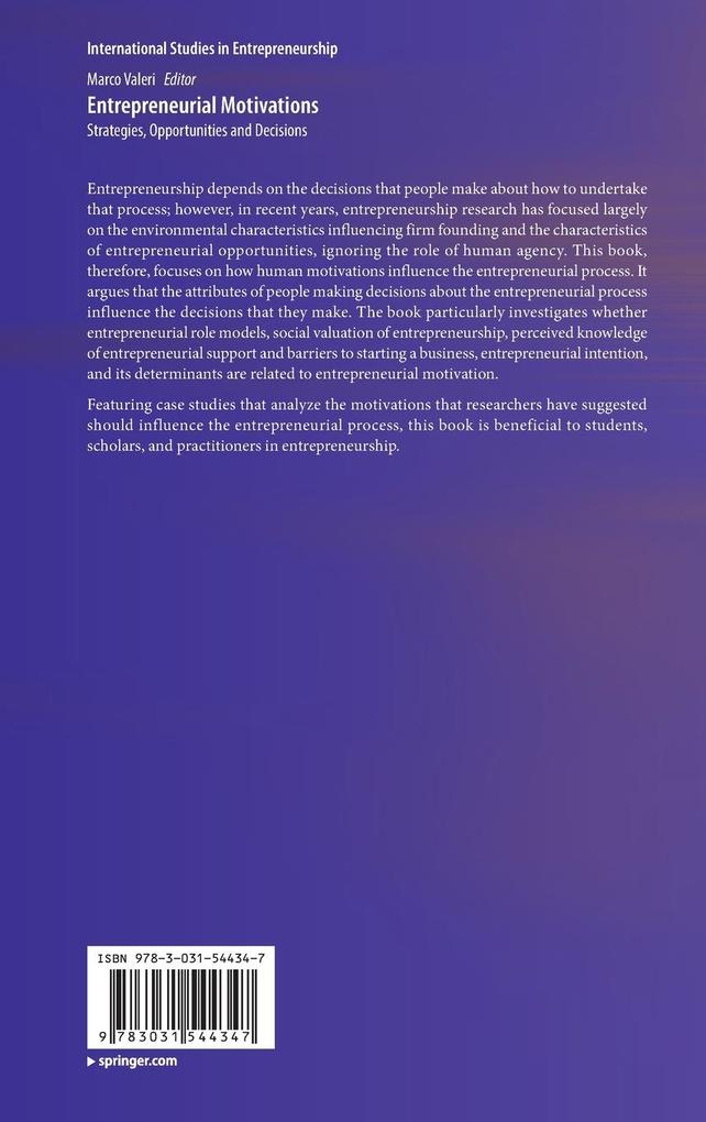 Weitere Ansicht: Entrepreneurial Motivations