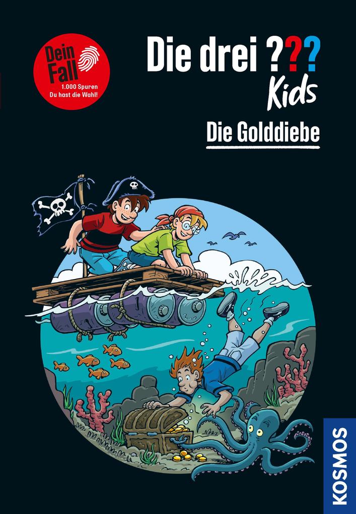 Produktbild: Die drei ??? Kids Dein Fall, Die Golddiebe (drei Fragezeichen Kids) | Boris Pfeiffer
