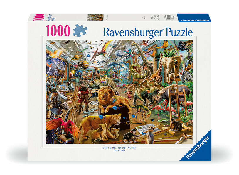 Produktbild: Erwachsenenpuzzle 1000 Teile - Chaos in der Galerie