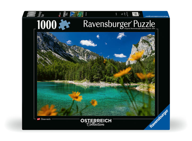 Produktbild: Erwachsenenpuzzle 1000 Teile - Grüner See bei Tragöß