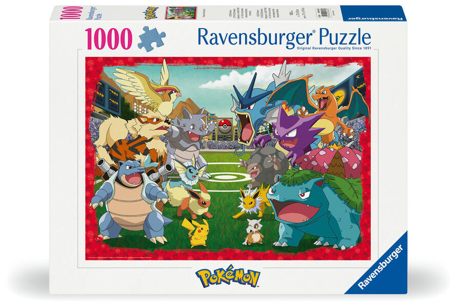 Produktbild: Erwachsenenpuzzle 1000 Teile - Pokémon - Kräftemessen