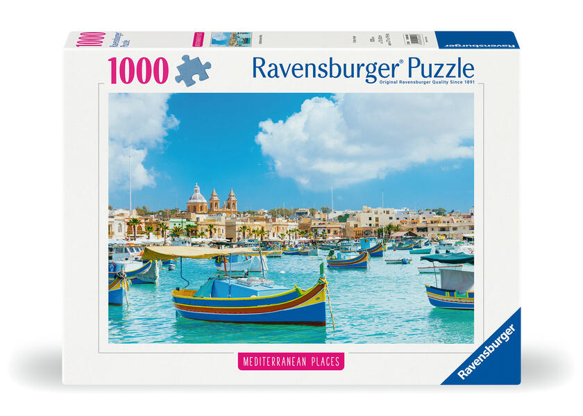 Produktbild: Erwachsenenpuzzle 1000 Teile - Mediterranes Malta