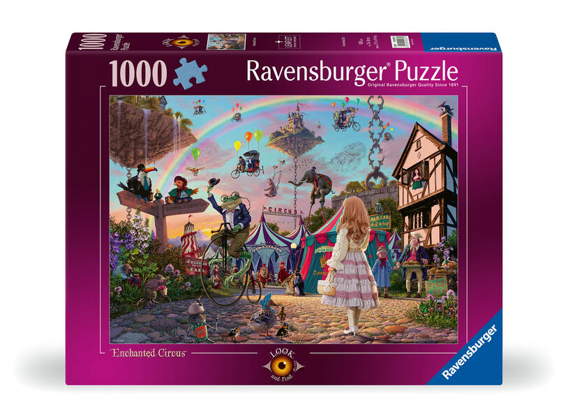 Produktbild: Erwachsenenpuzzle 1000 Teile - Der verwunschene Zirkus