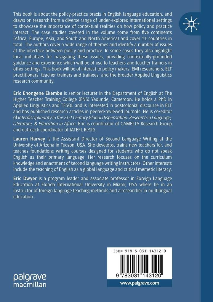 Weitere Ansicht: Interface between English Language Education Policies and Practice