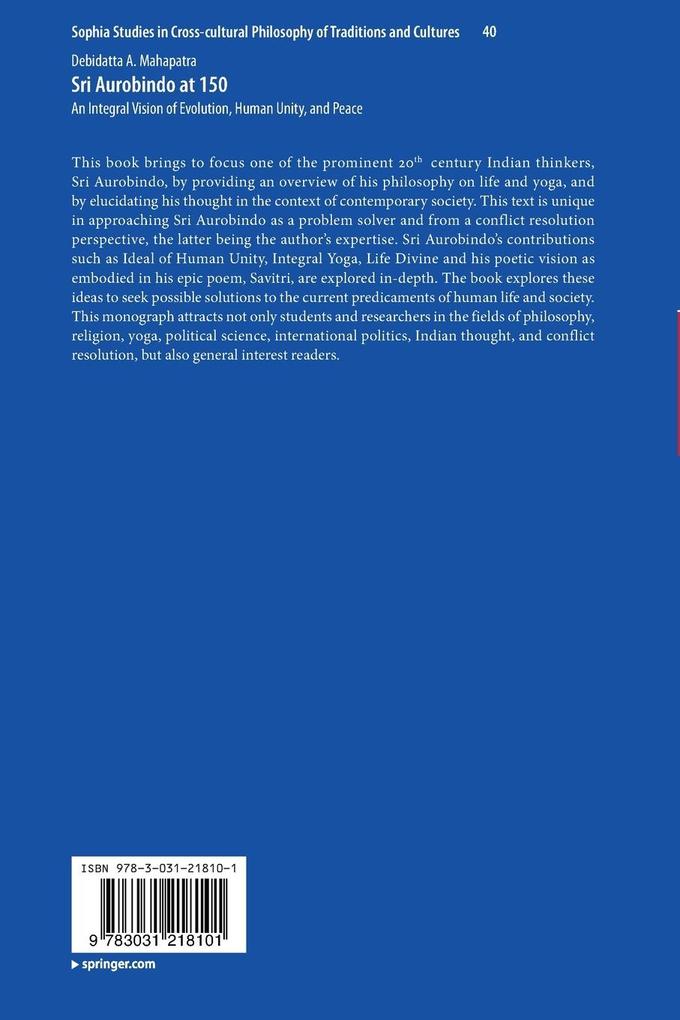 Weitere Ansicht: Sri Aurobindo at 150 | Debidatta A. Mahapatra