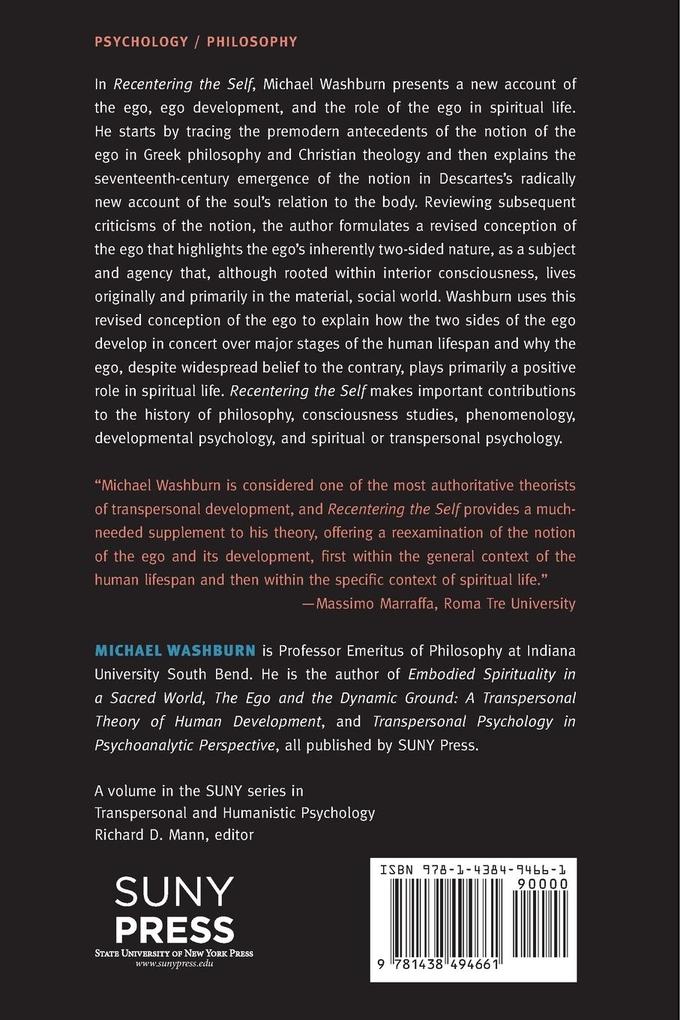 Weitere Ansicht: Recentering the Self | Michael Washburn