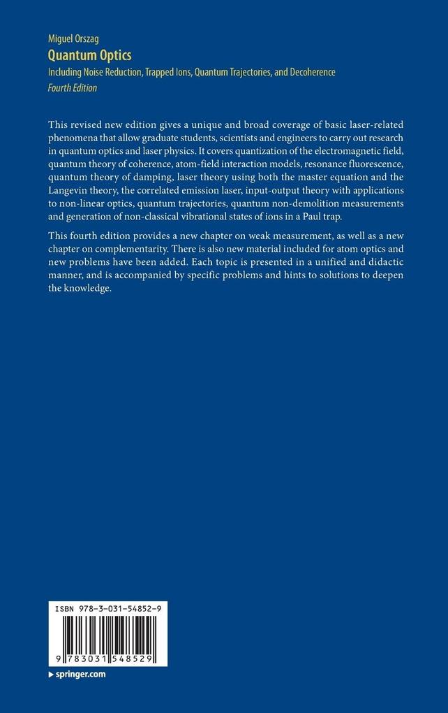 Weitere Ansicht: Quantum Optics | Miguel Orszag