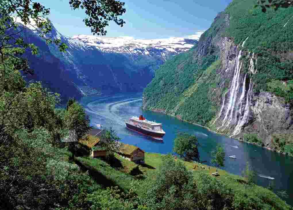 Weitere Ansicht: 1000 Teile - Norwegischer Fjord