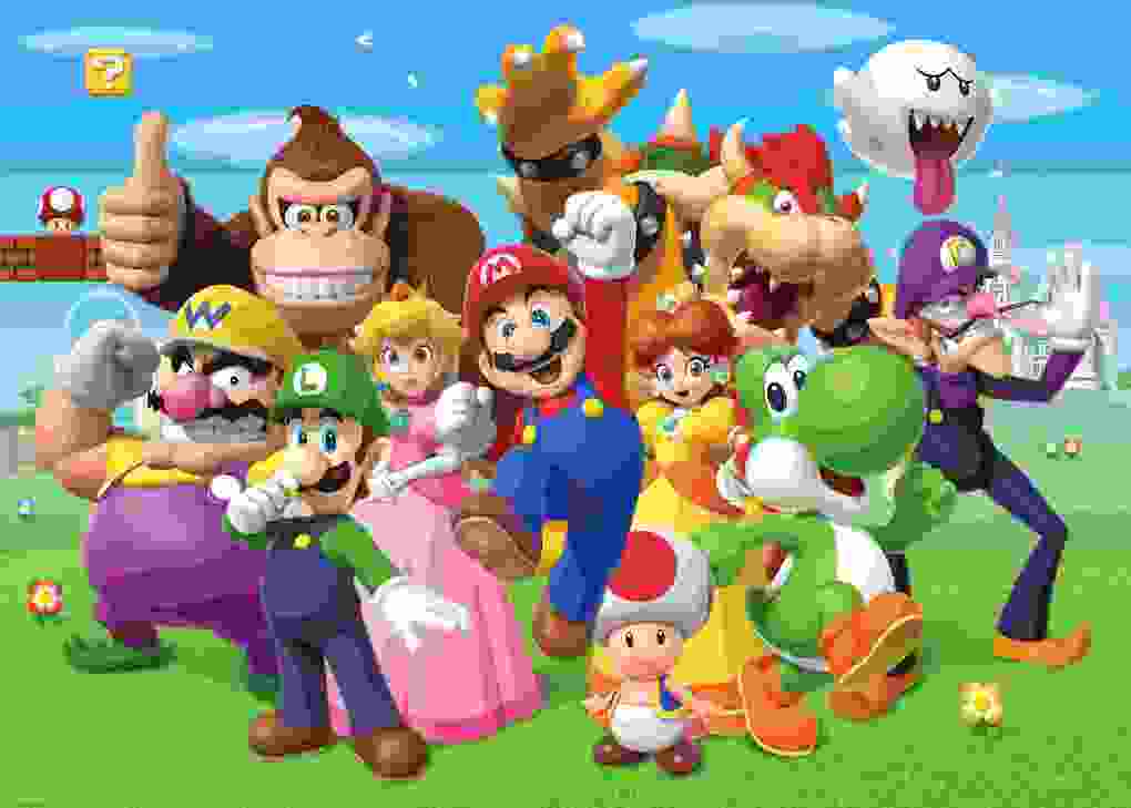 Weitere Ansicht: Erwachsenenpuzzle 1000 Teile - Nintendo Super Mario