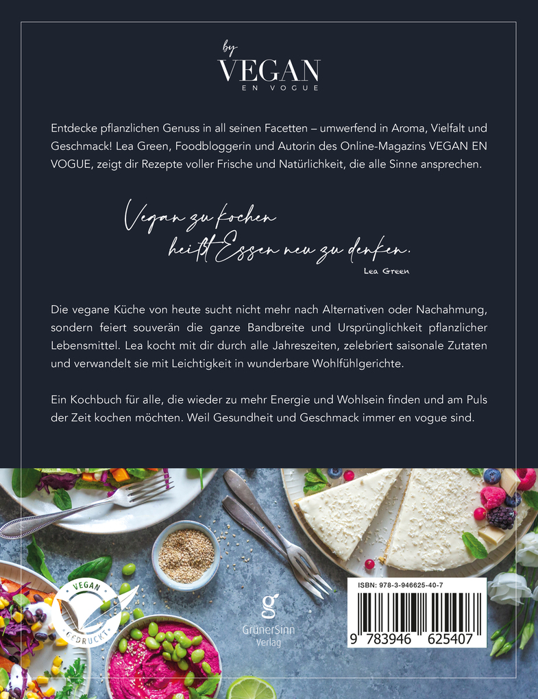 Weitere Ansicht: Vegan Kochen - Essen neu denken | Lea Green