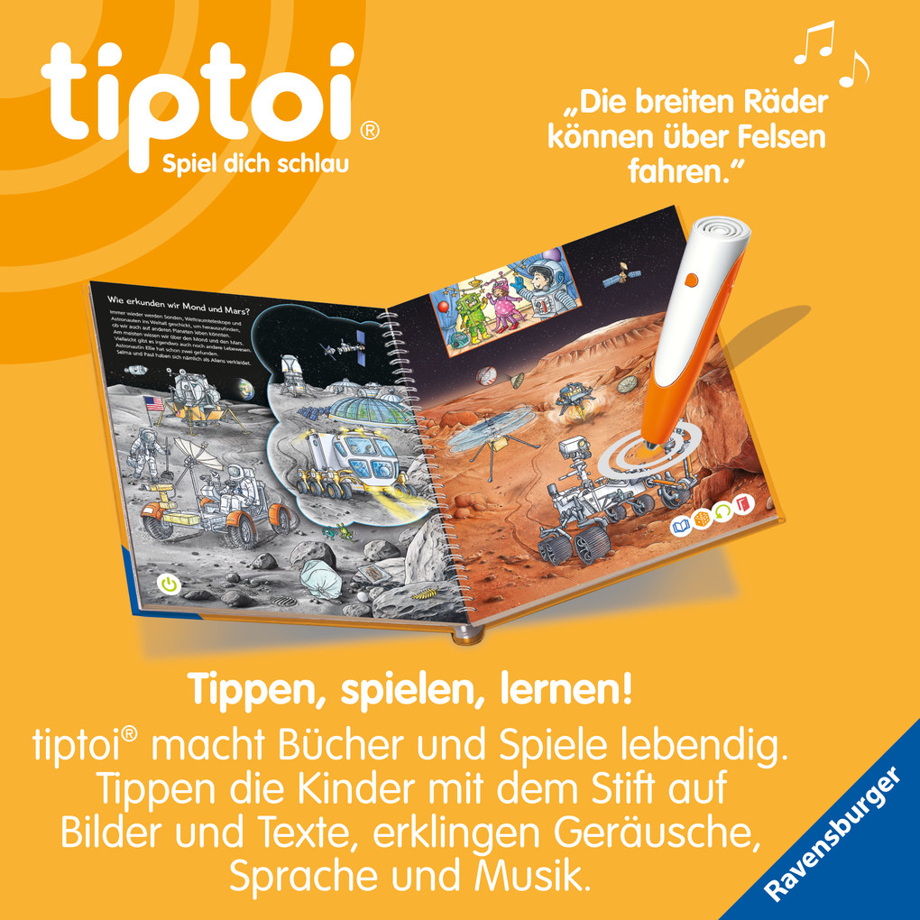 Weitere Ansicht: tiptoi® Wieso? Weshalb? Warum? - Wir erkunden den Weltraum | Heike Tober
