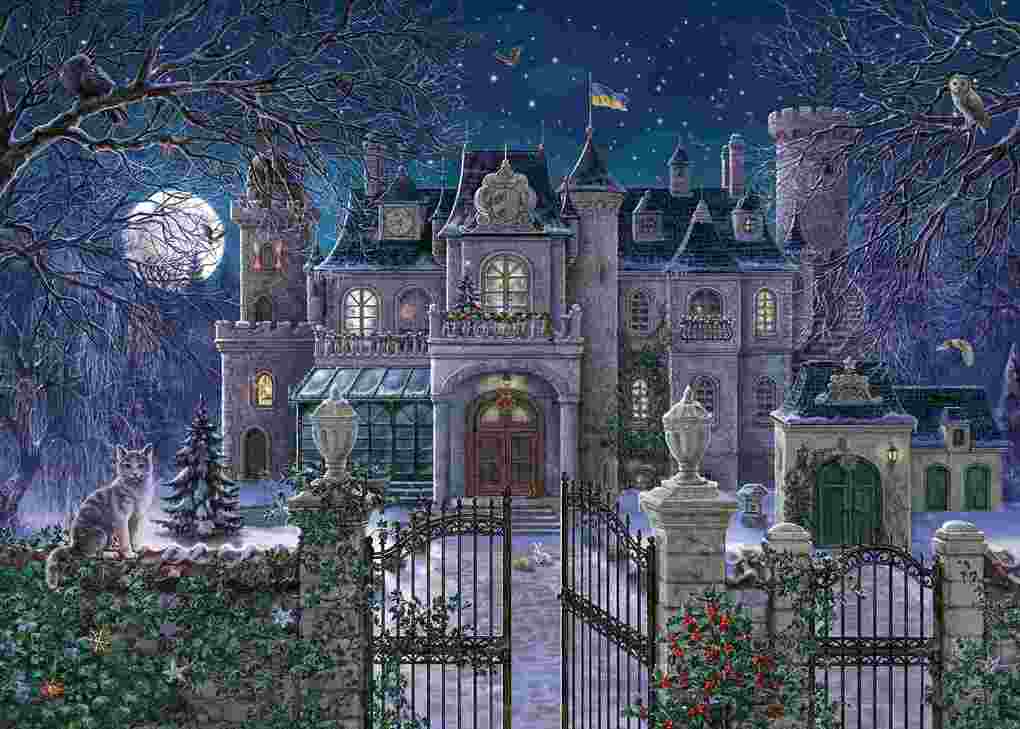 Weitere Ansicht: Erwachsenenpuzzle 1000 Teile - Die Weihnachtsvilla