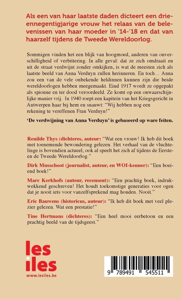 Weitere Ansicht: De verdwijning van Anna Verduyn | Roland Bergeys