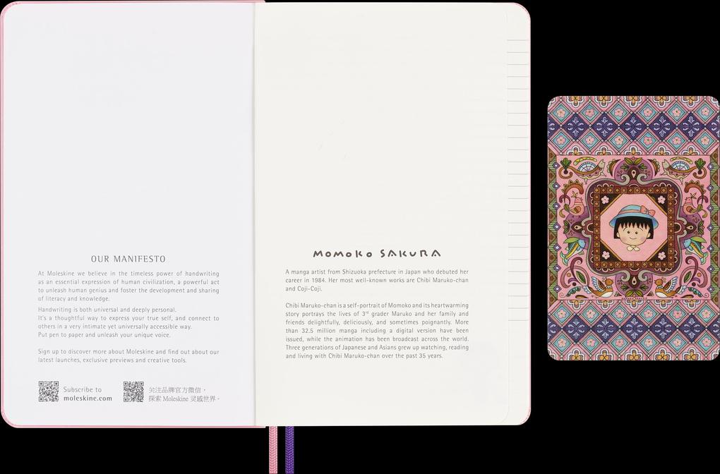 Weitere Ansicht: Moleskine Sakura Notizbuch, Large/A5, Liniert, Fester Einband