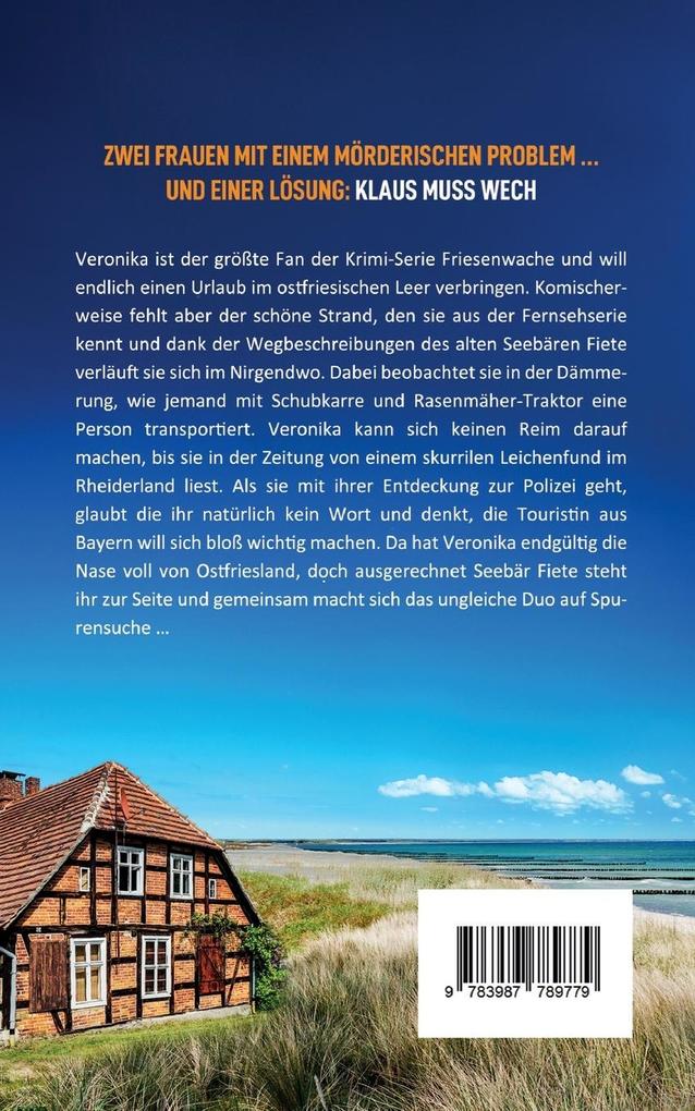 Weitere Ansicht: Klaus muss wech | Der humorvolle Cosy Crime aus Ostfriesland | Sonja Zimmer