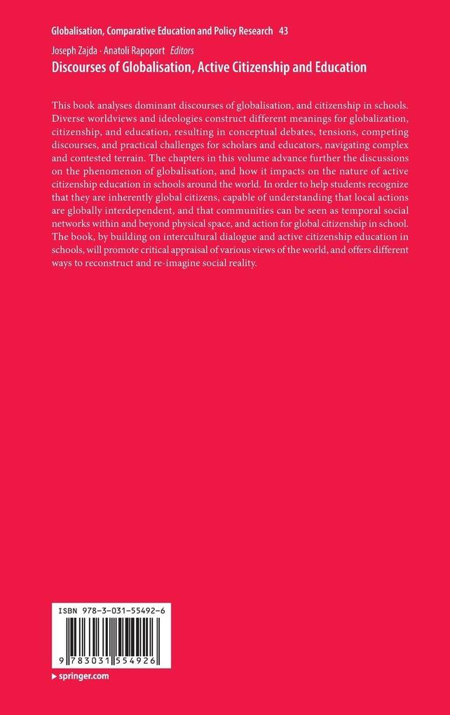Weitere Ansicht: Discourses of Globalisation, Active Citizenship and Education