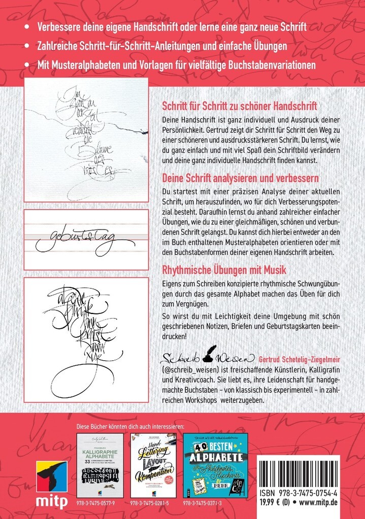 Weitere Ansicht: Schönere Handschrift - leicht gemacht | Gertrud Schetelig-Ziegelmeir