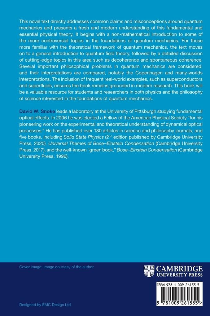 Weitere Ansicht: Interpreting Quantum Mechanics | David W Snoke