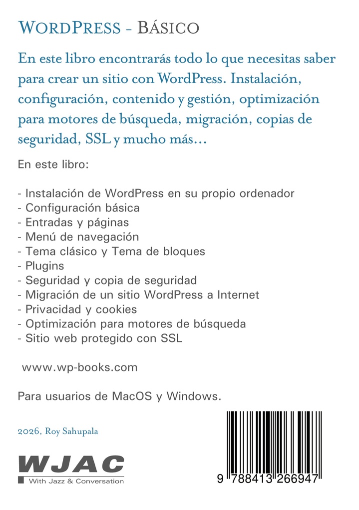 Weitere Ansicht: Wordpress básico | Roy Sahupala