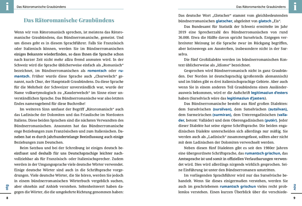 Weitere Ansicht: Reise Know-How Sprachführer Rätoromanisch (Surselvisch) - Wort für Wort | Gereon Janzing