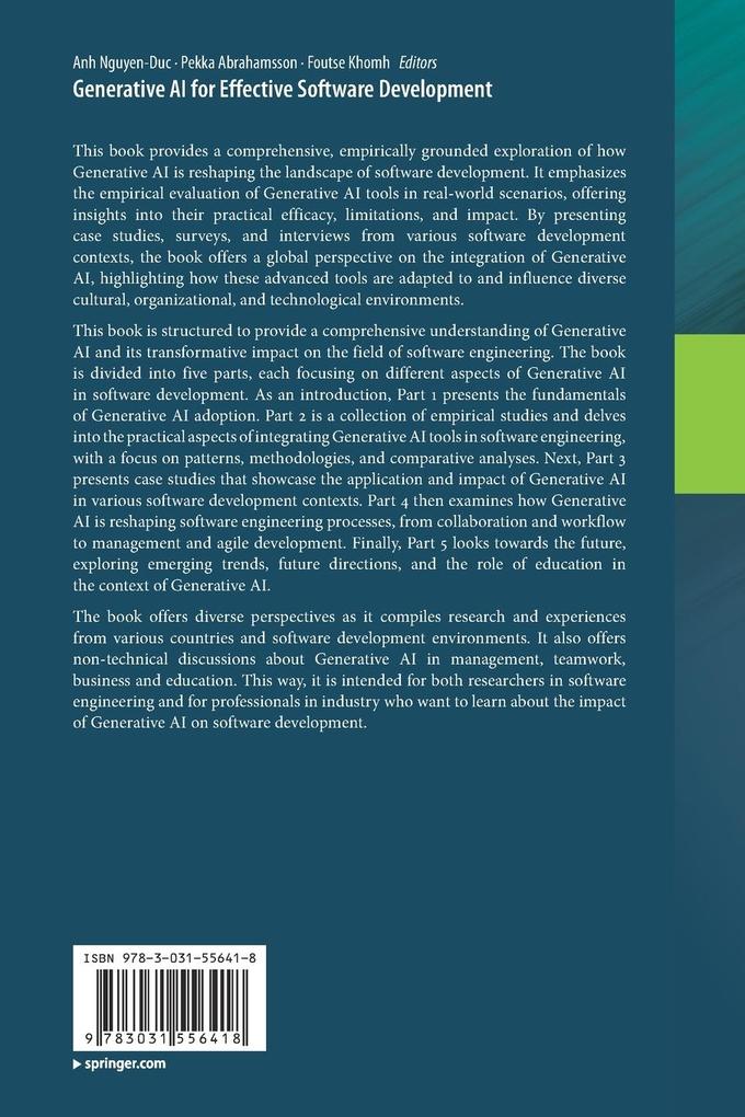 Weitere Ansicht: Generative AI for Effective Software Development