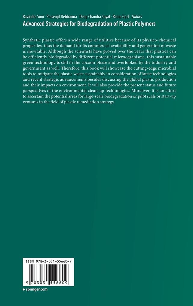 Weitere Ansicht: Advanced Strategies for Biodegradation of Plastic Polymers