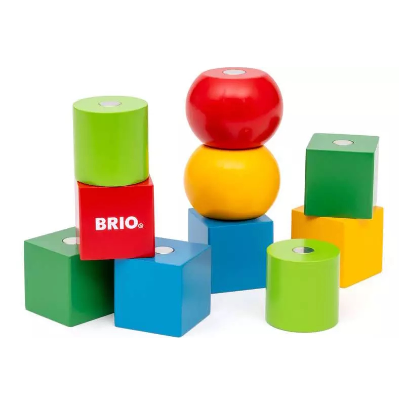 Weitere Ansicht: BRIO Infant/ Toddler - Magnetische Holzbausteine