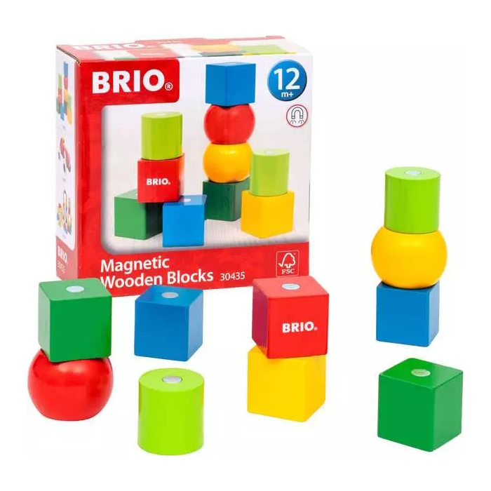 Weitere Ansicht: BRIO Infant/ Toddler - Magnetische Holzbausteine